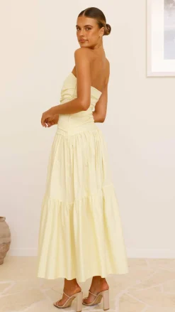 Lola Maxi Dress - Yellow
