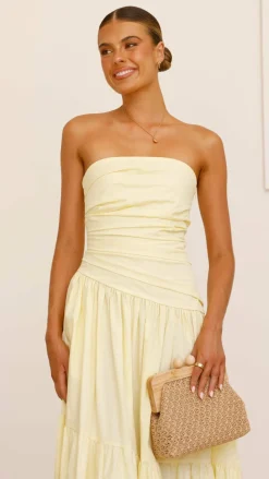 Lola Maxi Dress - Yellow