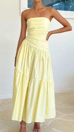 Lola Maxi Dress - Yellow