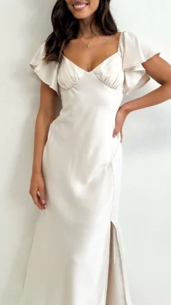 Louisa Midi Dress - Ivory
