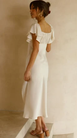 Louisa Midi Dress - Ivory