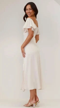 Louisa Midi Dress - Ivory