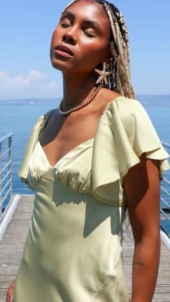 Louisa Midi Dress - Olive