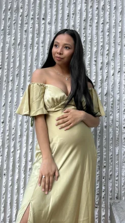 Louisa Midi Dress - Olive