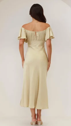 Louisa Midi Dress - Olive