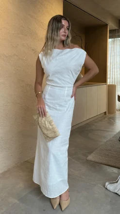 Luci Maxi Dress - White