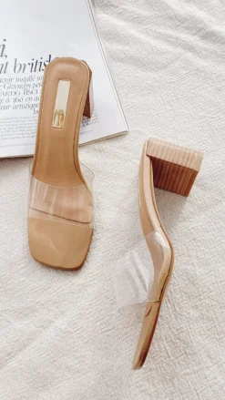 Lucy Heel - Clay/Clear