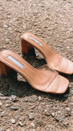 Lucy Heel - Clay/Clear