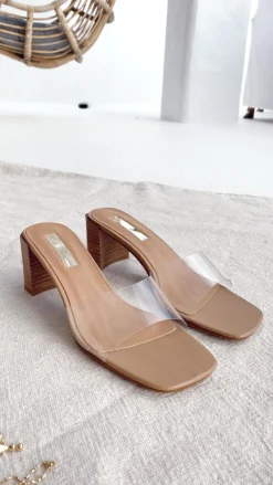 Lucy Heel - Clay/Clear