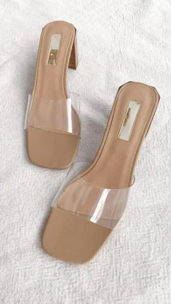 Lucy Heel - Clay/Clear