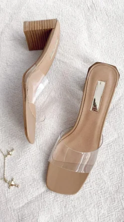 Lucy Heel - Clay/Clear