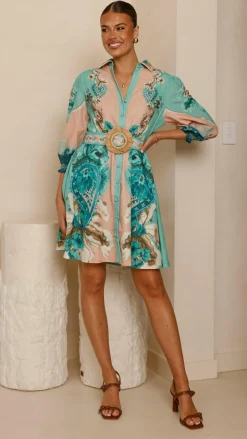 Macy Mini Dress - Willow Print