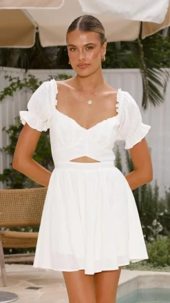 Magnolia Mini Dress - White