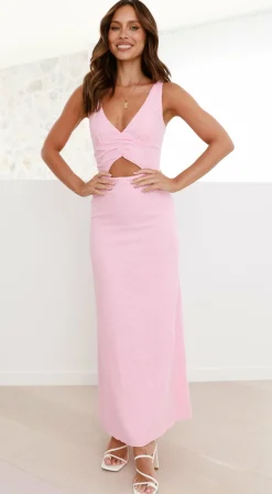 Mahalia Maxi Dress - Baby Pink