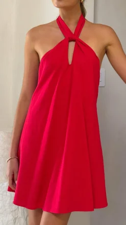 Maja Mini Dress - Red