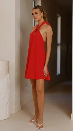 Maja Mini Dress - Red