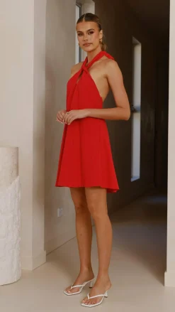 Maja Mini Dress - Red