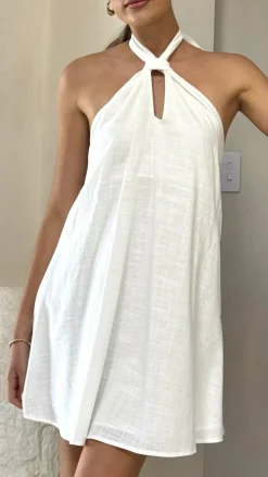 Maja Mini Dress - White