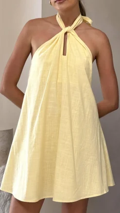 Maja Mini Dress - Yellow