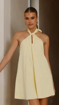 Maja Mini Dress - Yellow