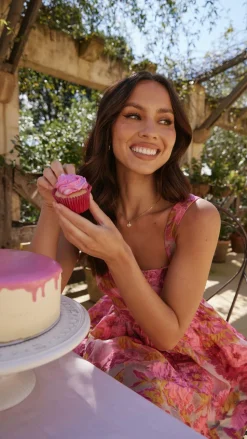 Malika Mini Dress - Pink