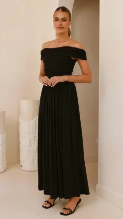 Manalla Maxi Dress - Black