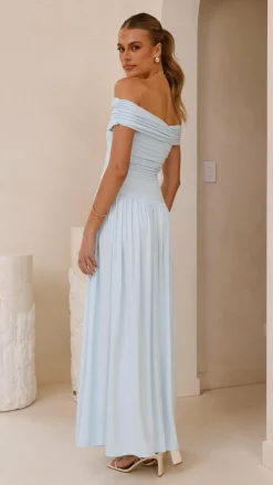 Manalla Maxi Dress - Sky Blue