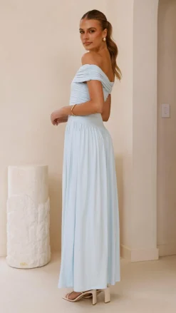 Manalla Maxi Dress - Sky Blue
