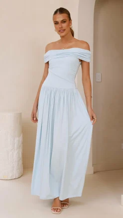 Manalla Maxi Dress - Sky Blue