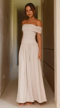 Manalla Maxi Dress - Stone