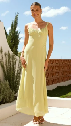 Margo Midi Dress - Lime