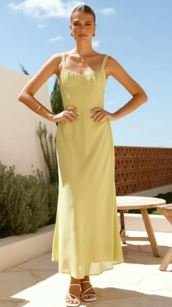 Margo Midi Dress - Lime