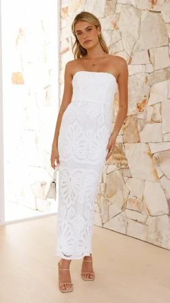 Marina Midi Dress - White