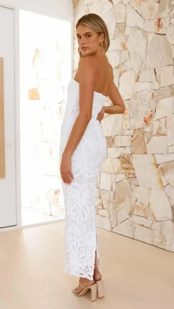 Marina Midi Dress - White