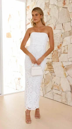 Marina Midi Dress - White