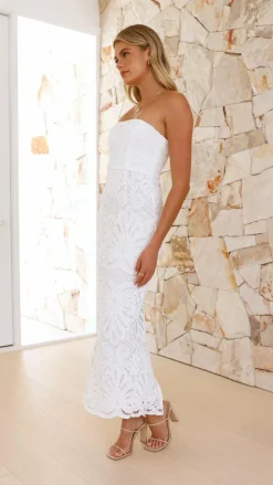 Marina Midi Dress - White