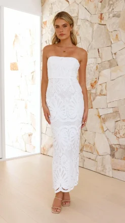 Marina Midi Dress - White