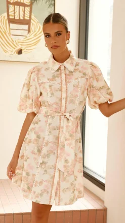 Mason Mini Dress - Blossom Print