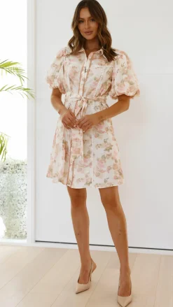 Mason Mini Dress - Blossom Print