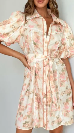 Mason Mini Dress - Blossom Print