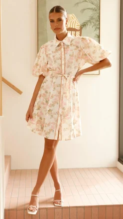 Mason Mini Dress - Blossom Print