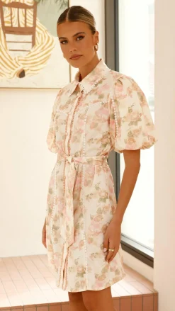 Mason Mini Dress - Blossom Print