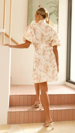 Mason Mini Dress - Blossom Print