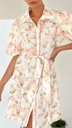 Mason Mini Dress - Blossom Print