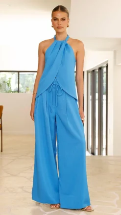 Melinda Halter Top - Blue