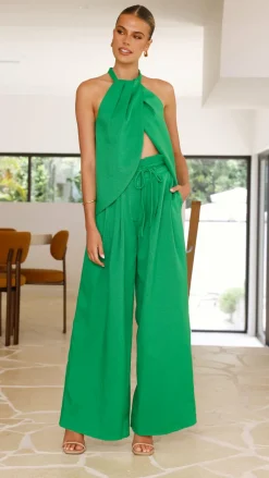 Melinda Halter Top - Green