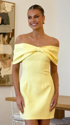 Mia Mini Dress - Yellow