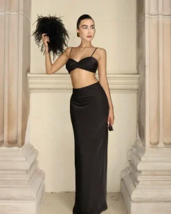 Mila Maxi Skirt - Black
