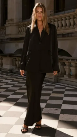 Mila Maxi Skirt - Black