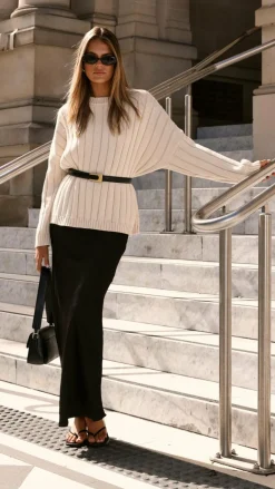 Mila Maxi Skirt - Black